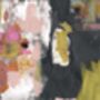 Painterly Abstract Wallpaper Black + Blush, thumbnail 4 of 6