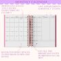 Personalised Luxury 2026 Weekly Diary| Planner| Blush Gingham, thumbnail 5 of 12