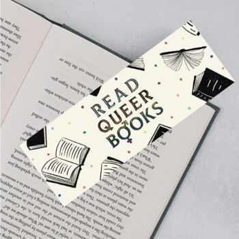 Read Queer Books Literary Bookmark, 3 of 5