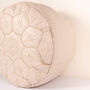 Moroccan Leather Tile Print Pouffe, thumbnail 6 of 11