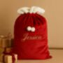 Personalised Christmas Santa Gift Sack, thumbnail 2 of 7