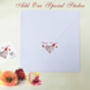 Five White Christmas Butterfly Heart Cards, Not 3D, thumbnail 5 of 12