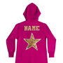 Gold Sequin Star Personalised Onesie, thumbnail 4 of 7