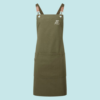 Personalised Initials Click And Clasp Apron, 7 of 9