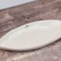 White Mussel Shaped Dish, 31cm, thumbnail 3 of 4