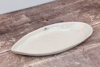White Mussel Shaped Dish, 31cm, 3 of 4