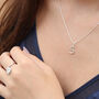Personalised Sterling Silver Initial Charm Necklace, thumbnail 1 of 7