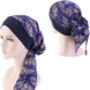 Pre Tied Chemo Headscarf Satin, thumbnail 2 of 11