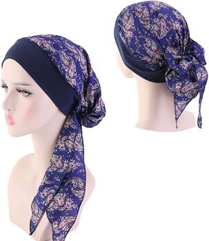 Pre Tied Chemo Headscarf Satin, 2 of 11