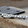 Personalised Silver Wedding Tie Clip, thumbnail 6 of 9