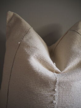 Mudcloth And Linen Scatter Cushion, 7 of 7