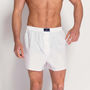 British Boxer Shorts In White, thumbnail 1 of 4