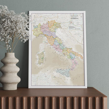 Map Of Italy Classic Edition, 2 of 7