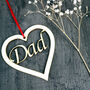Father's Day Card With Woodcut Keepsake, thumbnail 2 of 5