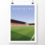 Northampton Town Sixfields Stadium Poster, thumbnail 2 of 7