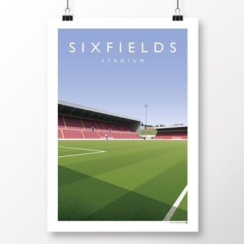 Northampton Town Sixfields Stadium Poster, 2 of 7