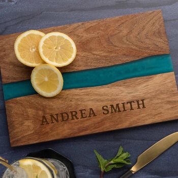 Personalised Resin Charcuterie Board, 8 of 11