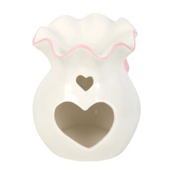 White And Pink Bow Wax Melt And Oil Burner, 4 of 5