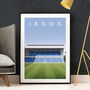Rangers Ibrox From The Centre Circle Poster, thumbnail 3 of 7