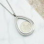 1962 60th Birthday Sixpence Teardrop Necklace, thumbnail 2 of 8