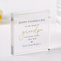 Heartfelt Father’s Day Grandpa Plaque Gift, thumbnail 1 of 5