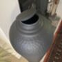 Large Black Metal Floor Vase 80cm Ornament Home Decor, thumbnail 4 of 9
