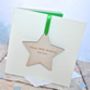Personalised Birthday Wooden Decoration Card, thumbnail 2 of 2