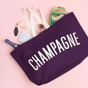 Extra Large ‘Champagne’ Canvas Bag, 8 of 12