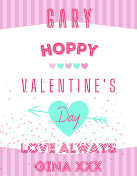 Personalised Valentines Craft Cider Gift, 3 of 11
