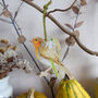 Robin And Snowdrop Wooden Hanging Decoration, thumbnail 11 of 11