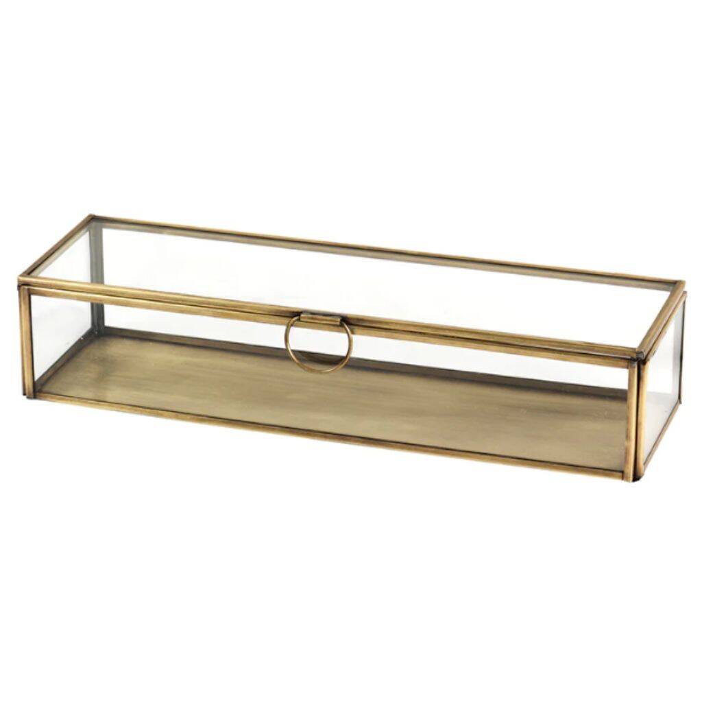 Broste Brass/Glass Box By Maitri