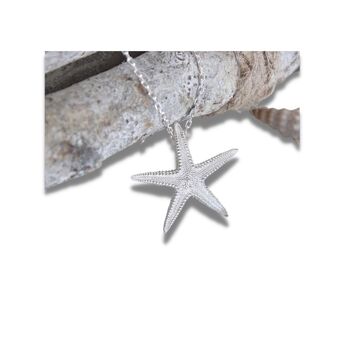 Sterling Silver Starfish Necklace, 2 of 7