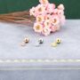 Sterling Silver Tiny Pair Of Heart Screw Back Earrings, thumbnail 6 of 12