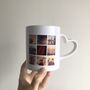 Personalised Collage Photo Mug With Heart Handle *Optional Text*, thumbnail 3 of 6