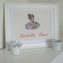 Personalised Embroidered Picture Of Dancer Tying Shoes, thumbnail 1 of 2
