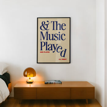 The Music Played Wall Art Print, 11 of 11
