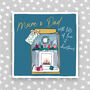 Mum And Dad With Lots Of Love At Christmas Card, thumbnail 1 of 3