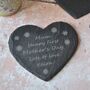 Personalised Heart Mother's Day Slate Coaster, thumbnail 1 of 2
