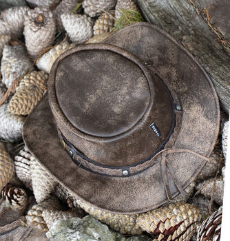 Soft Foldable Leather Hat Unisex, 8 of 12