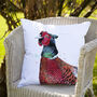 Inky Pheasant Outdoor Cushion For Garden Furniture, thumbnail 4 of 9
