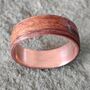 Copper And Santos Rosewood Ring, thumbnail 4 of 6