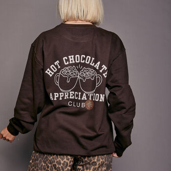 Hot Chocolate Appreciation Society Sweatshirt, 3 of 5