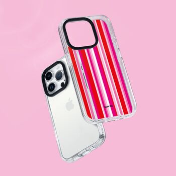 Berry Stripe Phone Case For iPhone, 4 of 8