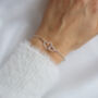 Sisters Matching Bracelet Set – Interlocking Hearts, thumbnail 6 of 8