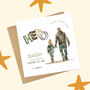 Daughter And Daddy You're My Hero Father's Day Card, thumbnail 2 of 2