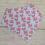 Bandana Dribble Bib Foxes, thumbnail 1 of 2
