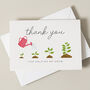 Thank You For Helping Me Grow Card, thumbnail 1 of 2