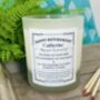 Personalised Fun Happy Retirement Candle Gift, thumbnail 4 of 11