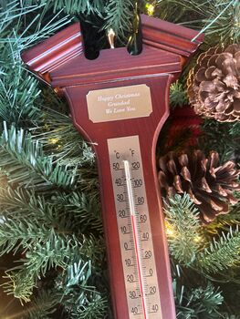 The Gainsborough Personalised Banjo Barometer, 2 of 9