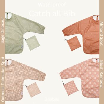 Waterproof Long Sleeved Bib And Matching Travel Bag, 3 of 9